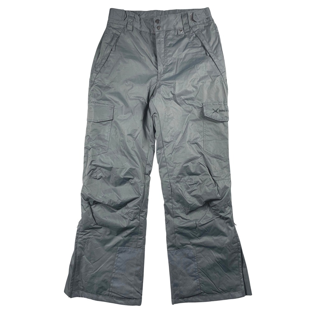 Arctic Quest‎ Snow Pants Men Small Dark Gray Insulated Ski Snowboard Cargo